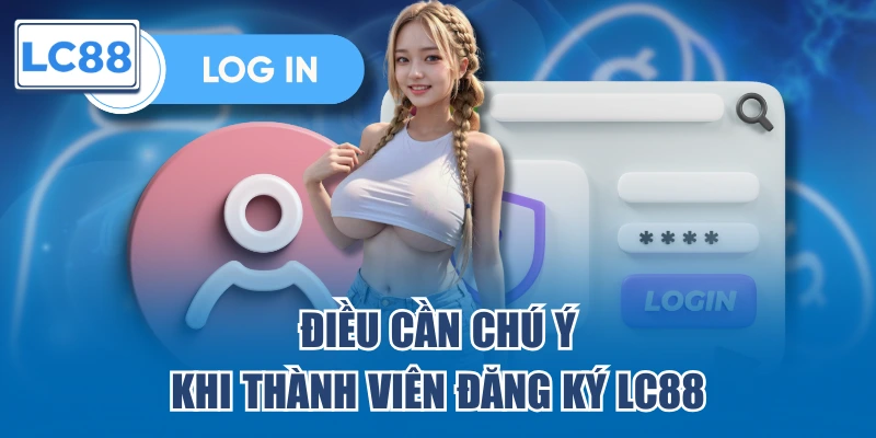 Điều cần chú ý khi thành viên đăng ký LC88